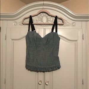 Express Chambray Tank Top